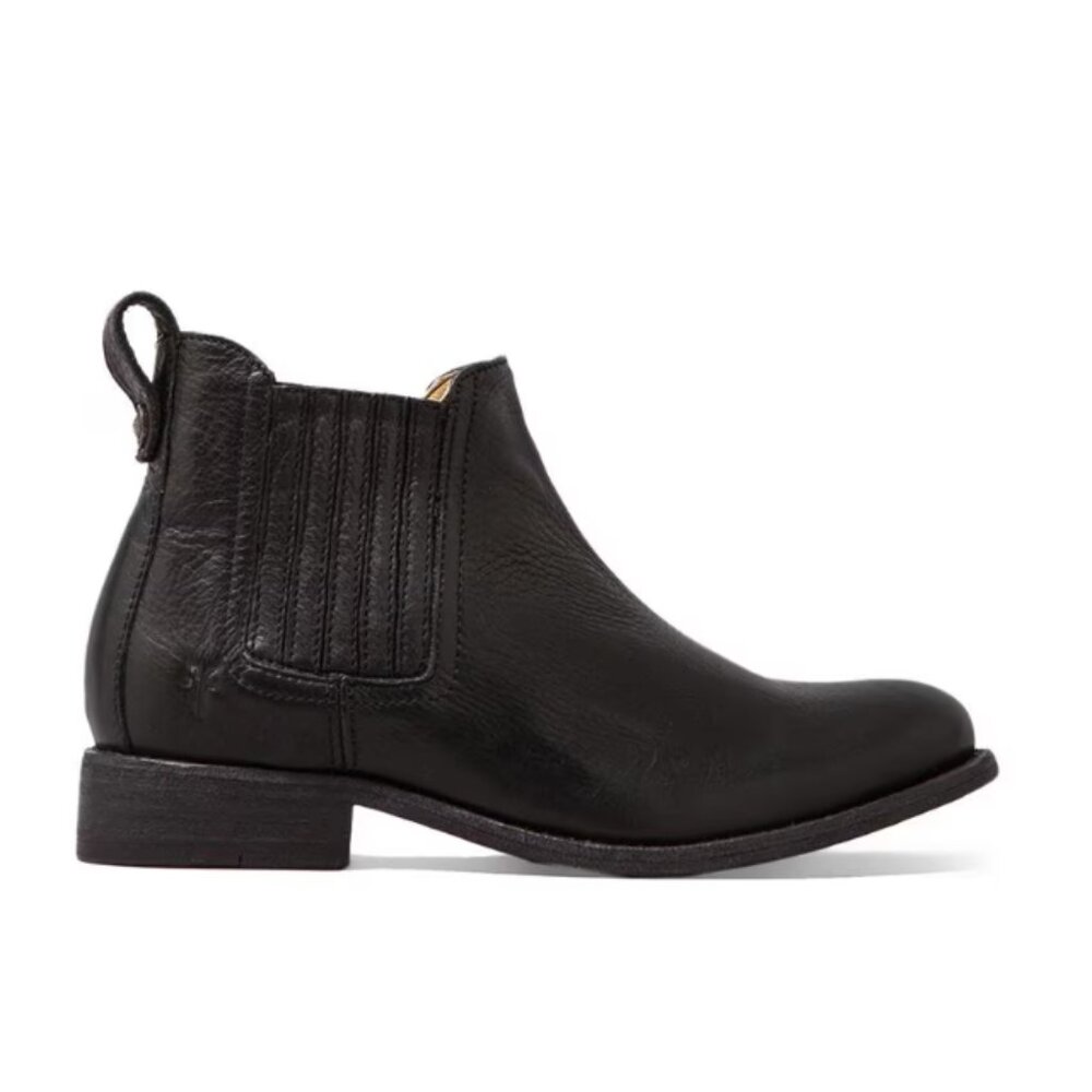 Frye Black Leather Chelsea Ankle Boot Size 8